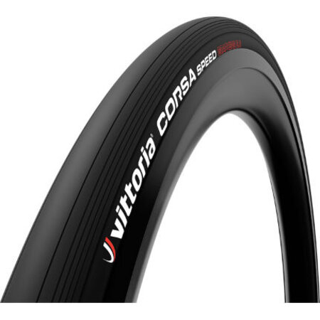 Vittoria Corsa Speed 700x25c TLR Full Black G2.0 Tubeless Ready Tyre