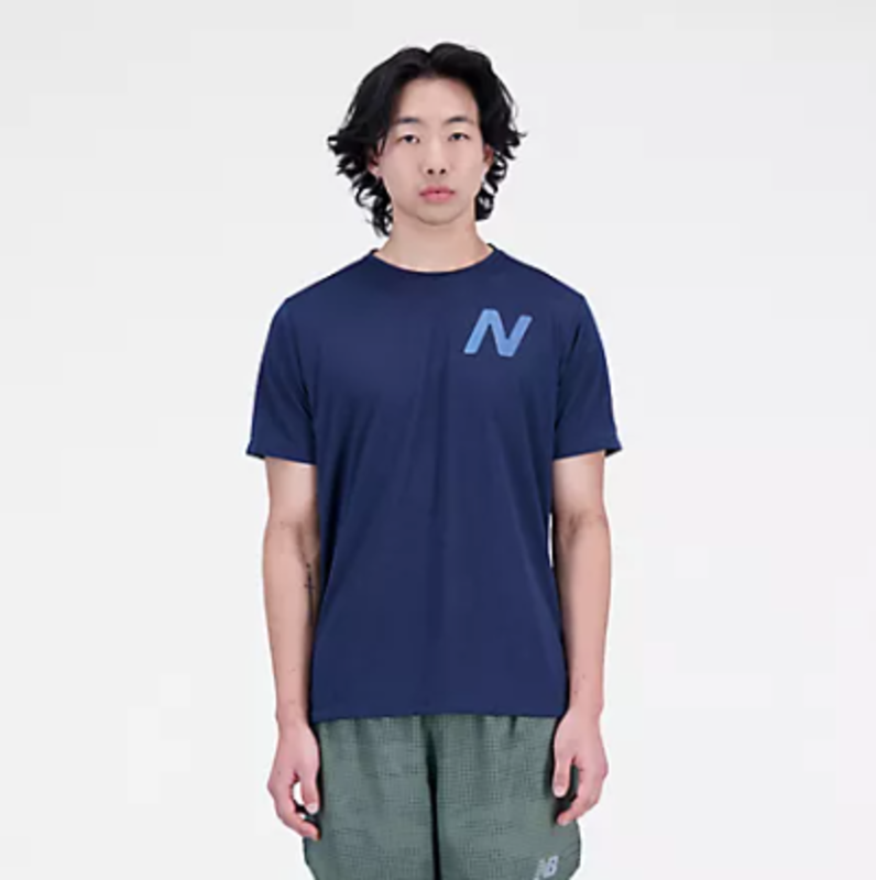 New Balance New Balance Graphic Impact Run Short Sleeve