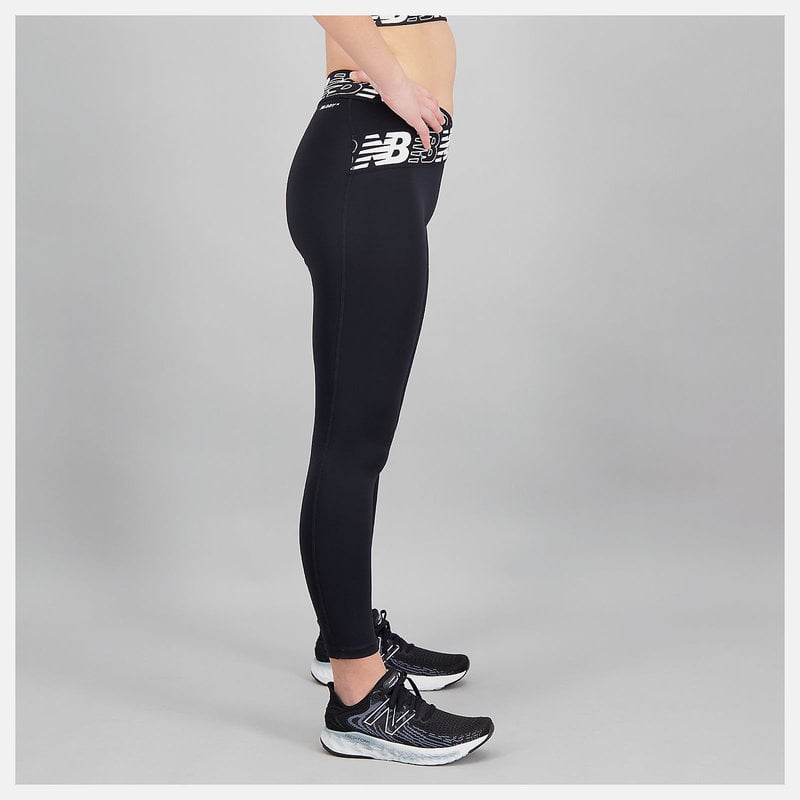 New balance Relentless Premium Printed High Rise 7/8 Tight Black