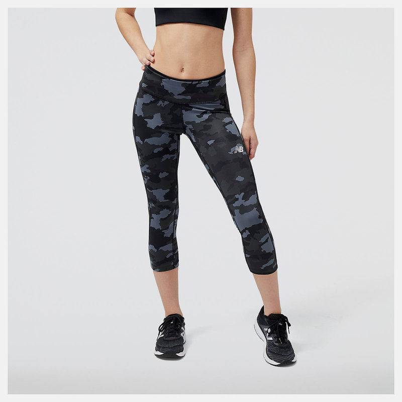 New Balance Printed Accelerate Capri Tights - SportSA