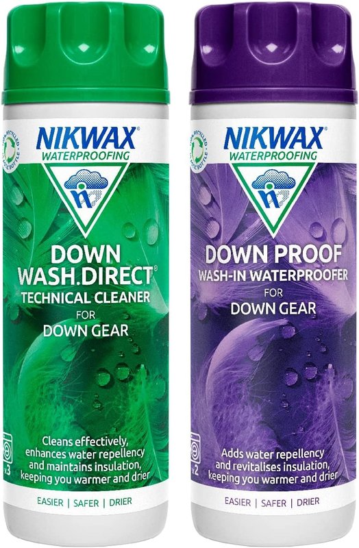 Nikwax Nikwax Twin Pack Down Wash Direct/Down Proof