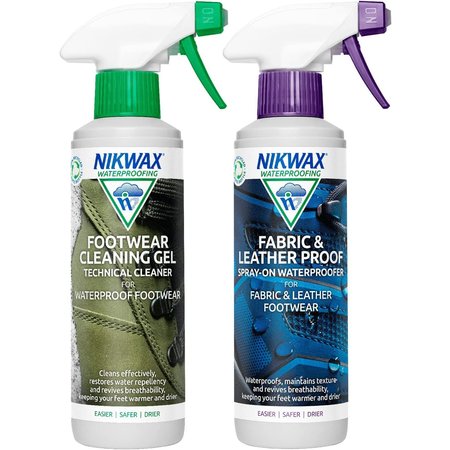 Nikwax Footwear Cleaning Gel/Fabric & Leather Proof