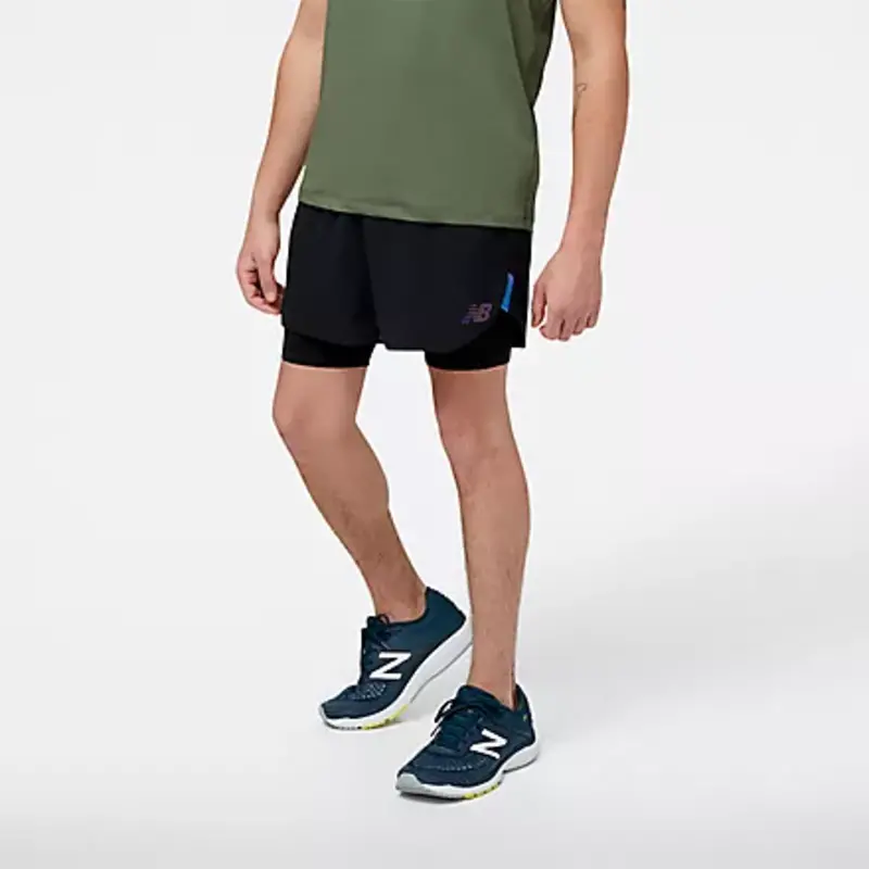 New Balance New Balance Q Speed 5 Inch 2 in 1 Short