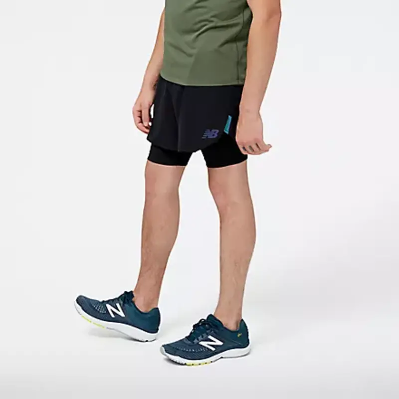 New Balance New Balance Q Speed 5 Inch 2 in 1 Short