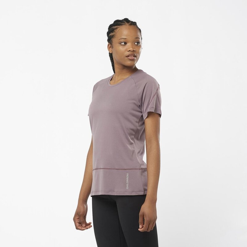 Salomon Salomon Cross Run Short Sleeve Tee Womens