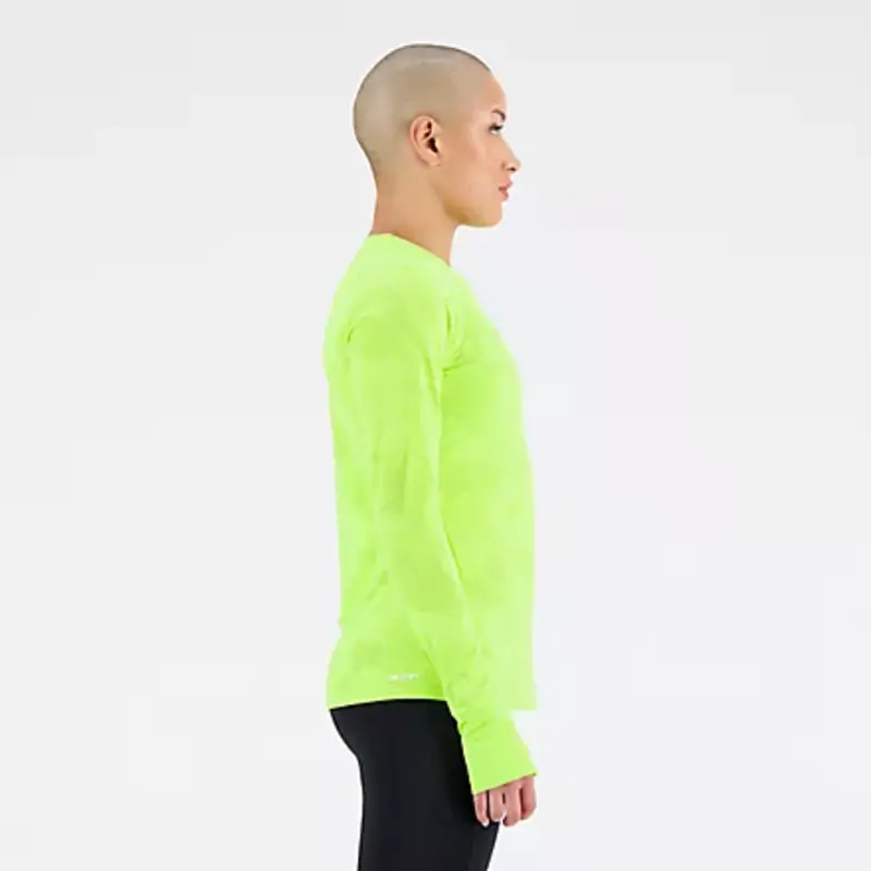 New Balance New Balance Q Speed Jacquard Long Sleeve Womens