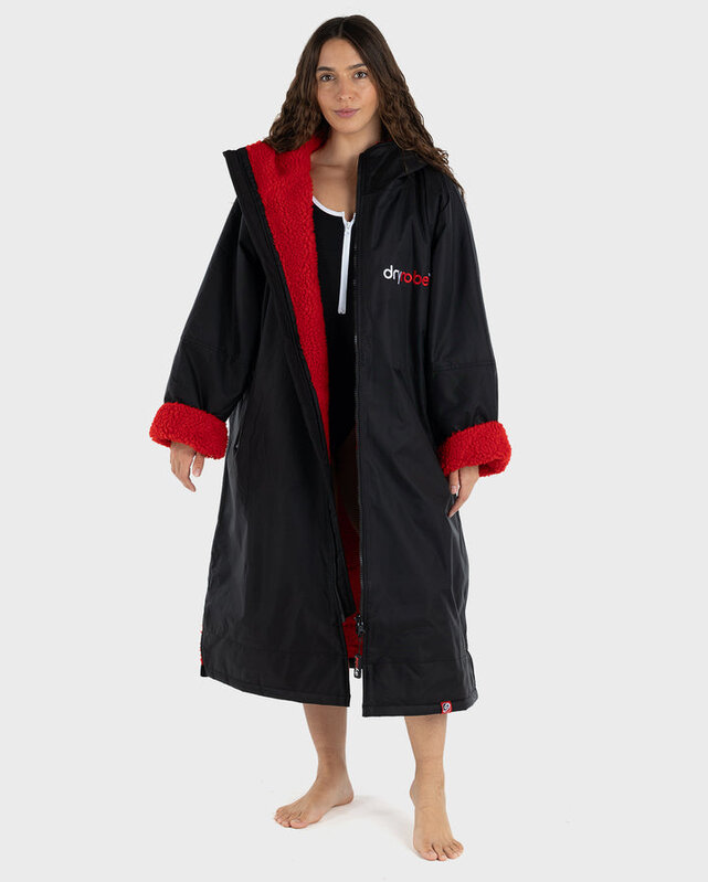 DryRobe dryrobe Advance Long Sleeve Black Red