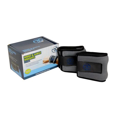 Fitness Mad Fitness Mad Wrist and Ankle Weights 2 x 1Kg