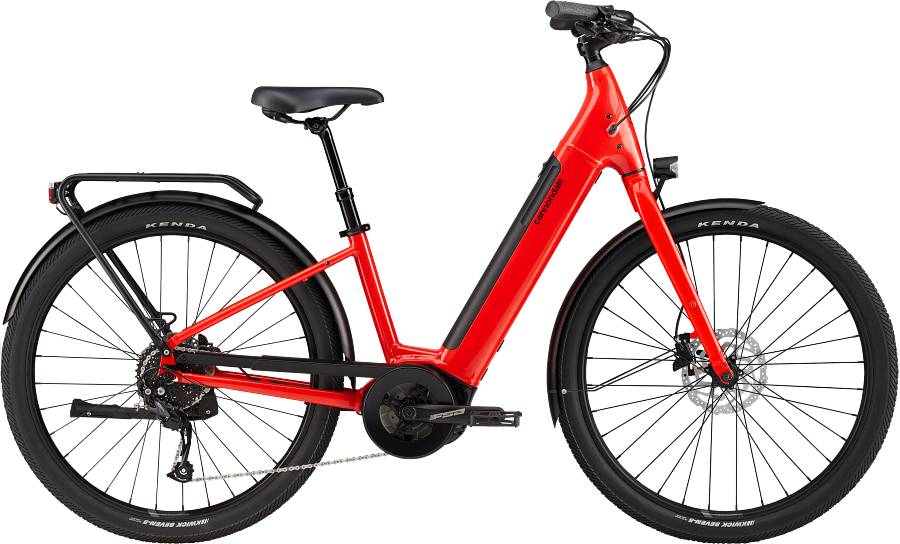 Comfortable, easy to use. 25km/h speed assist.  The Cannondale Adventure Neo - your new favourite way to get around.
