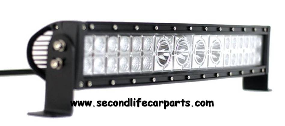 secondlifecarparts LED BAR Combo plus curved 112 watt light bar
