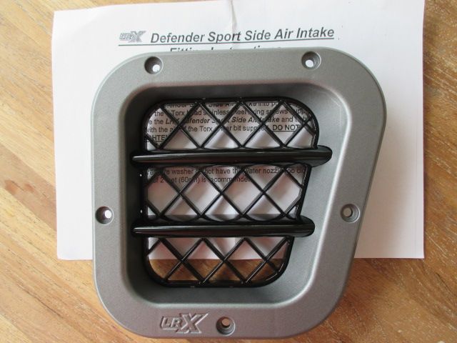 lrx4331 sport side air intake rh brunel/silver grey