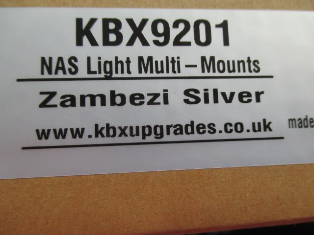 kbx KBX9201   NAS Multi Mounts - Zambezi Silver - Pair