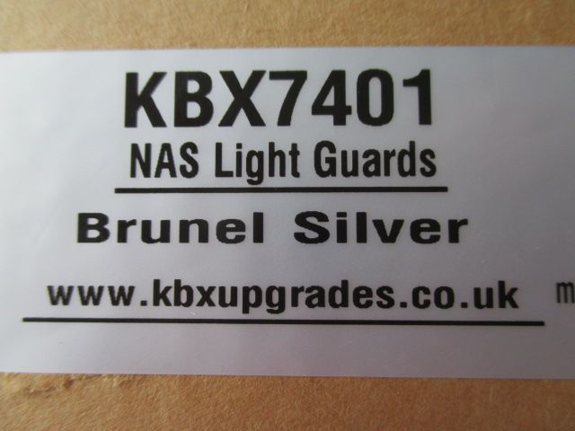 kbx KBX7401 NAS Lamp Guards - Brunel Silver - Pair