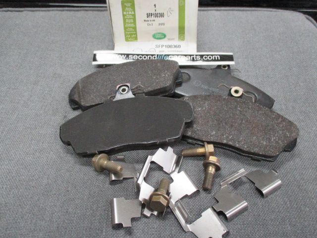 land rover SFP100360 | Front Brake Pads (axle set) - to YA999999