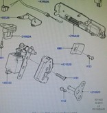 FUG500130  LR3 LR4 Lower Tail Gate Lock Actuator LH