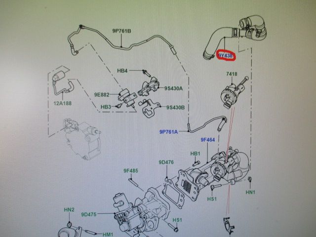 LR022344 HOSE - EGR COOLER