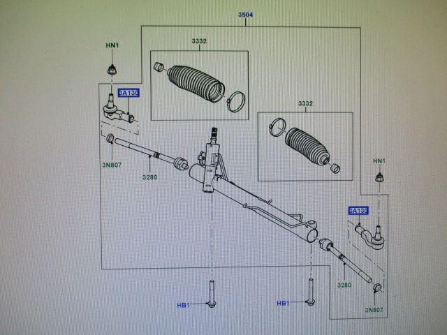 LR002609  Steering Track Rod End RH