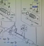 QJB500040 | SPINDLE TIE ROD END M12 OUTER