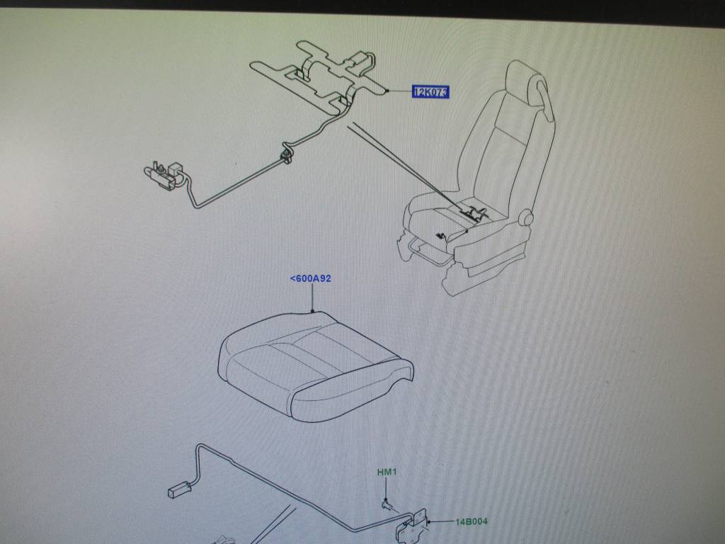 LR017308 |YDB500361| SENSOR FOR LHF SEAT