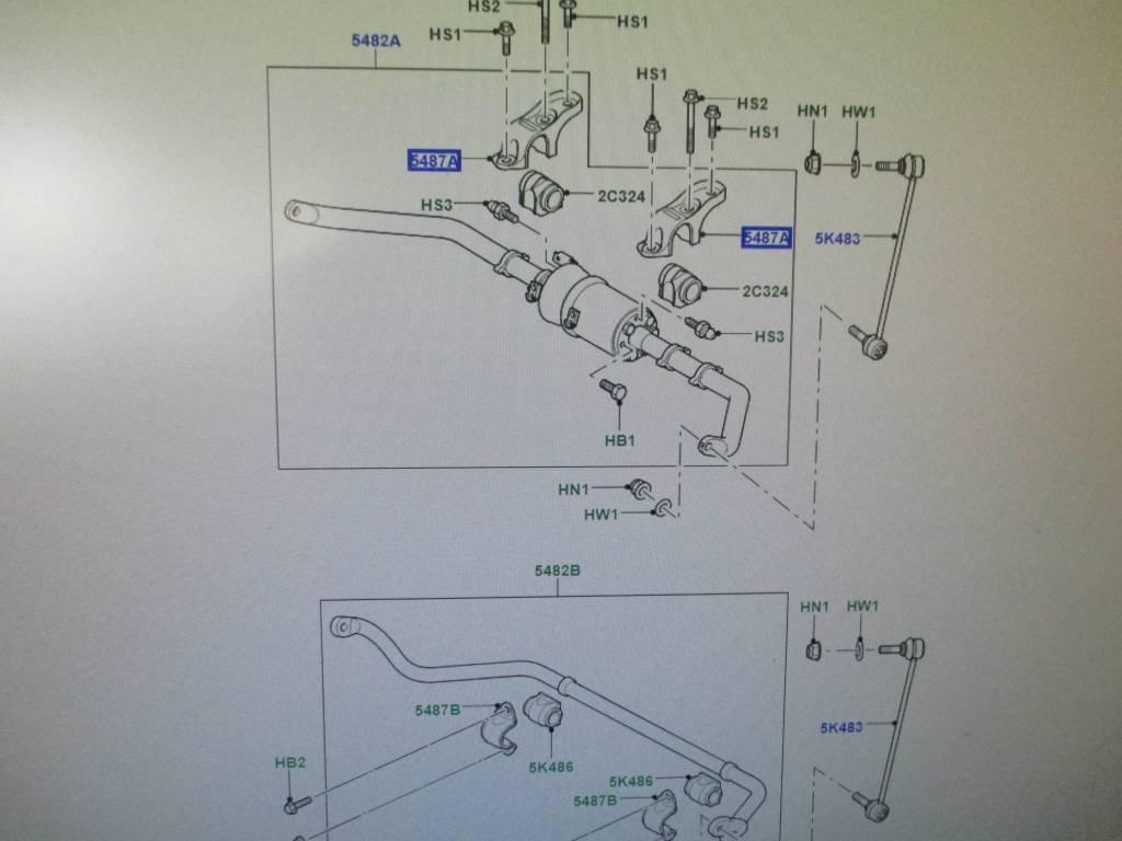 LR031369-LAND ROVER Bracket - Stabilizer Bar