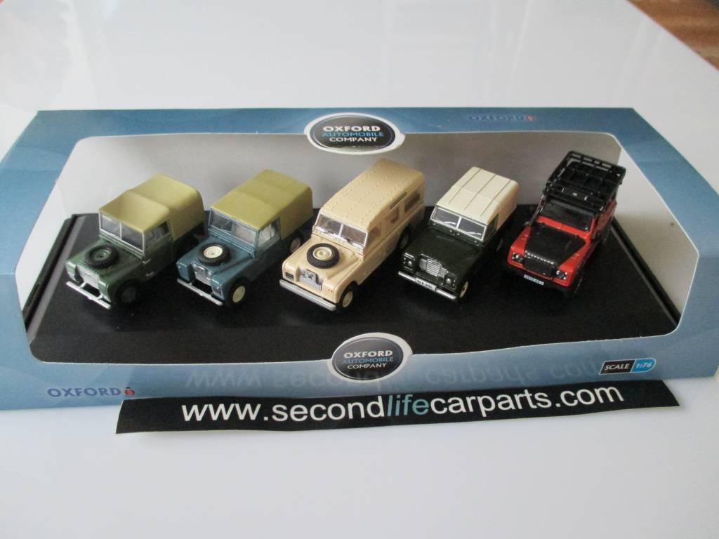 LAND ROVER 5- Delige set schaalmodellen (1:76)