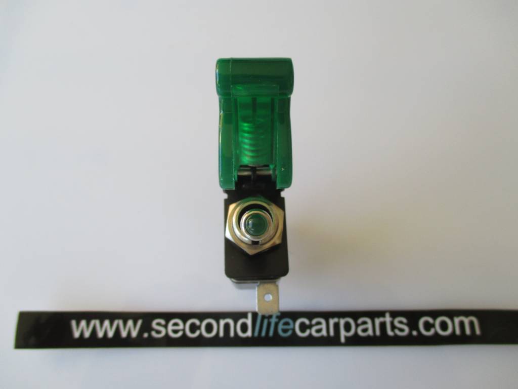 Toggle Schakelaar led 20 ampère 12 volt groen