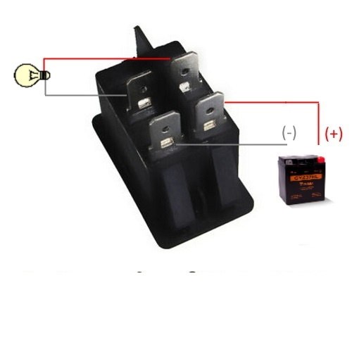 Wip Schakelaar led 35 ampère 12 volt