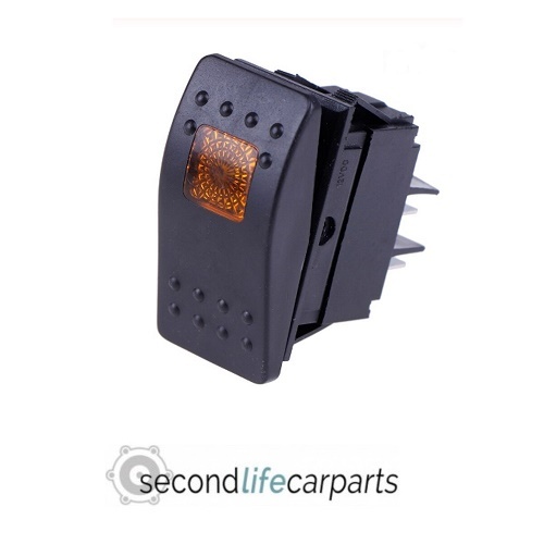 Vervelend Strikt Toezicht houden schakelaar rocker led amber 12V - Second Life Carparts