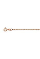 Private Label CvdK Private Label CvdK 14 kt. roségouden anker collier 42 cm.