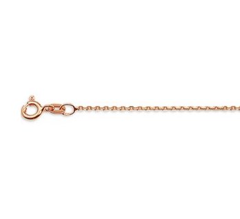 Private Label CvdK Private Label CvdK 14 kt. roségouden anker collier 42 cm.