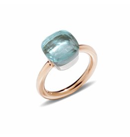 Pomellato Pomellato Nudo Classic ring met sky blue topaas