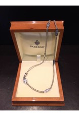 Fabergé Fabergé 18 kt. witgouden dubbel jasseron collier