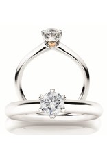 Capolavoro Capolavoro ring in 18 krt. witgoud met diamant