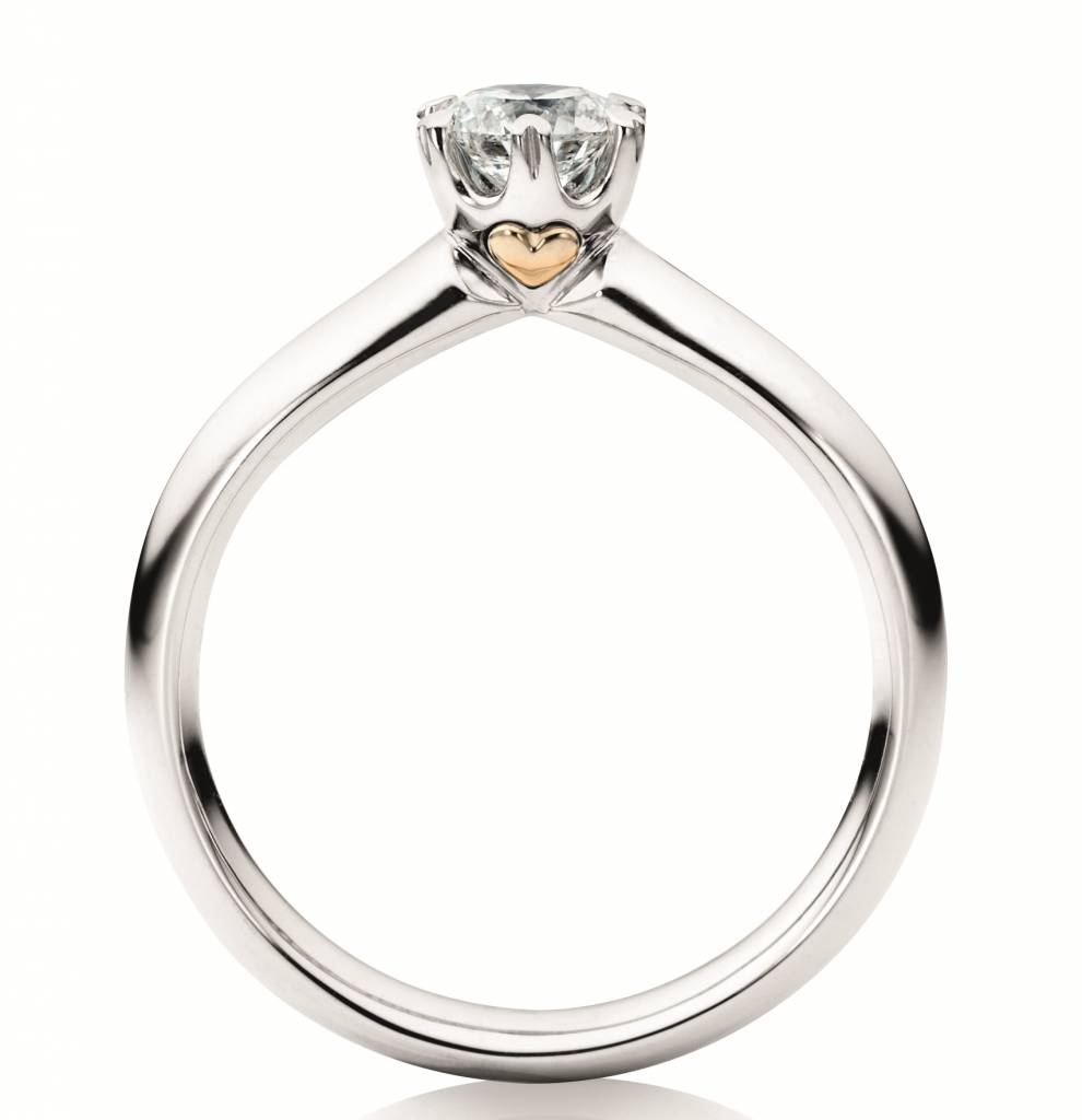 Capolavoro Capolavoro ring in 18 krt. witgoud met diamant