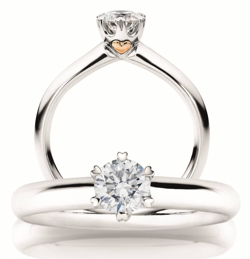 Capolavoro Capolavoro ring in 18 krt. witgoud met diamant