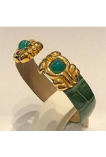 Van Der Bauwede armband croco leder