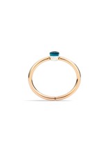 Pomellato Pomellato Nudo armband in 18 krt. roségoud met London blue topaas
