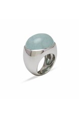 Private Label CvdK Private Label CvdK gouden ring milky  aquamarijn