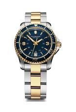 Victorinox Victorinox Maverick Small Quartz 34mm, Blauwe wijzerplaat met edelstalen 2-tone band