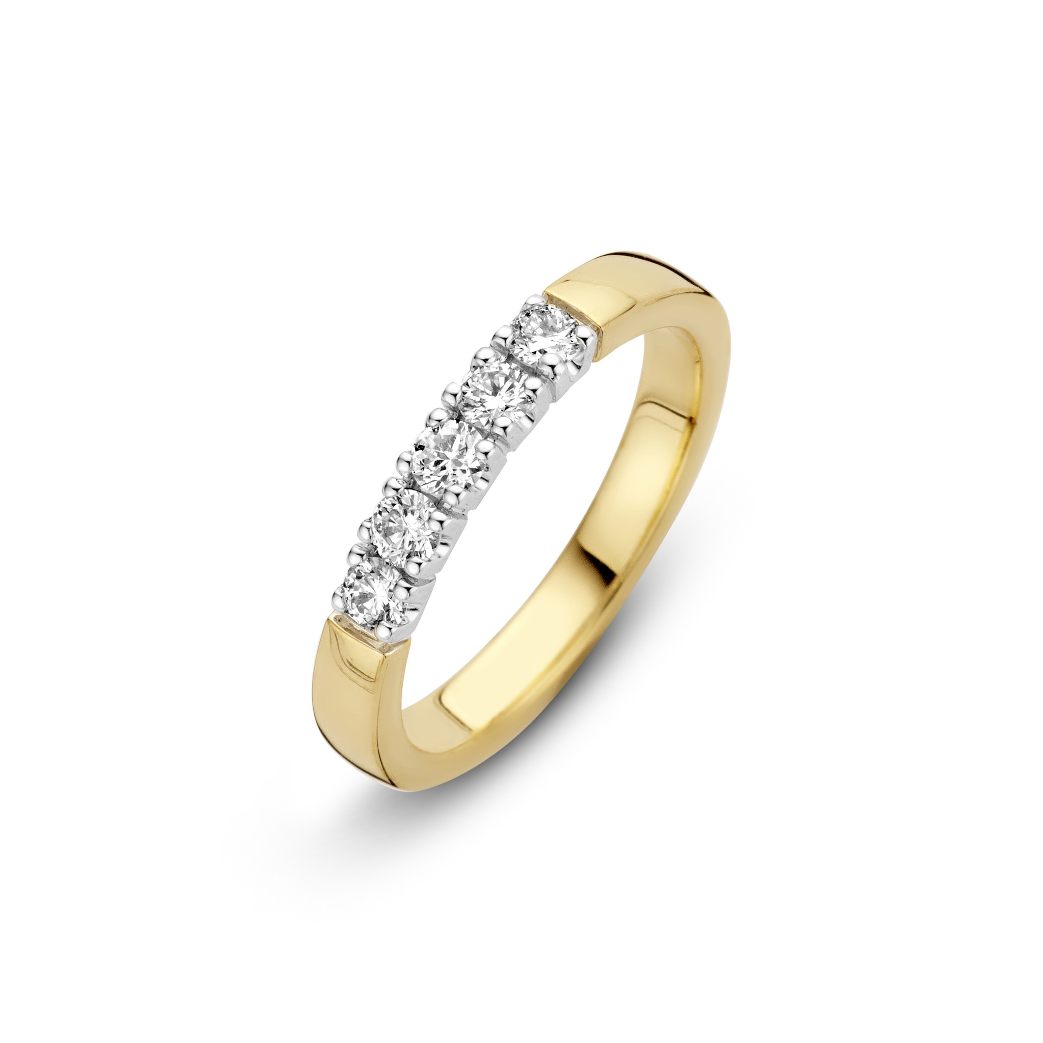 Private Label CvdK Private Label CvdK ring in 14 krt. geelgoud met diamanten