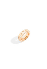 Pomellato Pomellato Iconica ring in 18 krt. roségoud met witte diamanten