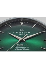 Certina Certina DS-1 Powermatic 80 Special Edition powermatic Big Date, 41mm edelstalen kast en milanese band