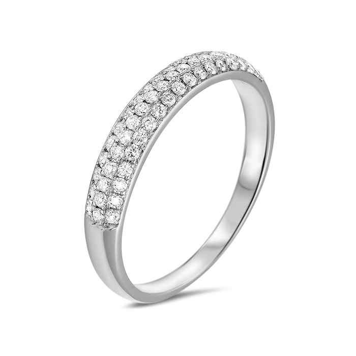 Private Label CvdK Private Label CvdK ring in 14 krt. witgoud met diamanten