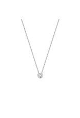 Private Label CvdK Private label CvdK collier met hanger in 14 krt. witgoud met diamant