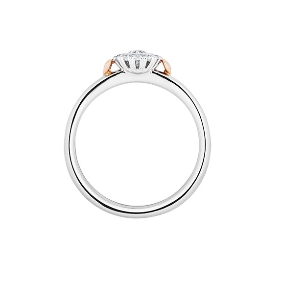 Capolavoro Capolavoro ring in 18 krt. witgoud met diamant