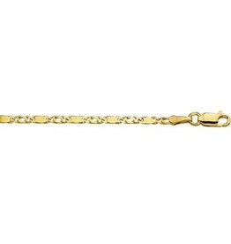 Private Label CvdK 14kt geelgouden schakelarmband 19cm