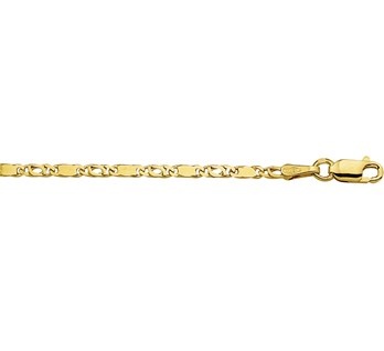 Private Label CvdK Private Label CvdK 14 kt. geelgouden schakelarmband 19 cm.