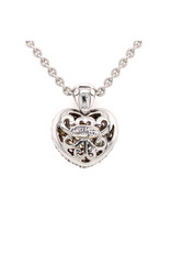 Leo Pizzo Leo Pizzo Amore collier en hart hanger met diamant