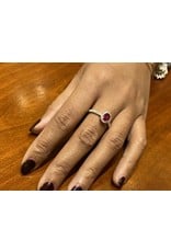 Private Label CvdK Private Label CvdK witgouden halo ring diamanten/robijn