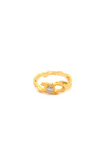 Lapponia Lapponia ring 14 krt. geelgoud diamant